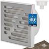 KOTARBAU® Scarico a pavimento 50 mm, griglia di scarico 150 x 150 mm, in acciaio inox, quadrato, per doccia, a pavimento, colore bianco