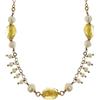 Venetiaurum - Collana con Perle di Fiume e Pietre in Vetro Originale Di Murano E Argento 925 - Gioiello Made In Italy Certificato