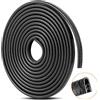 Colisal Protezione per Bordo Portiera Auto Forma a U Bordi Anti Graffio 5M Nero | Auto Strisce di Protezione Guarnizione Porta Auto Protezione Porte Auto per la Maggior Parte delle Auto