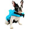Lidylinashop Salvagente Cane Giubotto Salvagente Cane Gilet da nuoto per cani Giacche per cani impermeabili Giubbotto di salvataggio per cani blue,XXL