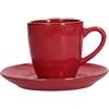 ROSE&TULIPANI Tazza Caffè Con Piatto Concerto Corallo