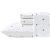 Nautica - Set di lenzuola per letto matrimoniale, in percalle di cotone, fresco e fresco, leggero e traspirante (blu costiero con stelle, 4 pezzi, Queen)