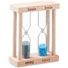 Ufficio personalizzati Clessidra timer in legno personalizzabile personalizzate o neutre