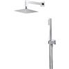 Vema rubinetterie - doccetta + braccio con soffione Quadro - V08137