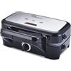 LITTLE BALANCE 8368 Speedn Mixt 1200, Gaufrier + Grill 2 en 1, 1 plaque Gaufres, 1 plaque Gril interchangeables, 1200 W, Inox