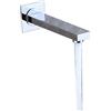 YRUIIA Bocca per Vasca da Bagno A Parete Bocca Erogazione Ottone, G1 / 2 Collegamento, 20 cm