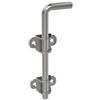 DIMA ACCESSORI Catenaccio in acciaio inossidabile INOX 316L - mm. 130 - Serratura Chiavistello Chiusura Paletto - per serramenti e cancelli - resistente - alta qualità - DimAccessori