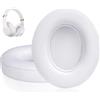 Link Dream Cuscinetti Auricolari Di Ricambio per Beats Studio 3 e Studio 2, Cuscinetti per Cuffie con Morbida Pelle Proteina/Memory Foam/Nastro Adesivo Forte (Bianco)