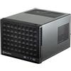 SilverStone SST-SG13B - Sugo Mini-ITX Compact Computer Cube Case, pannello frontale con Mesh, nero