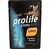 Prolife gatto sterilised adult light grainfree sensitive tacchino e oca bustina 85 gr