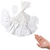TFSYLISA 500 Pcs Cartellini del Prezzo,Etichette Prezzi di Carta con Stringa, Gioielli Etichette Per Abbigliamento Regalo Tag 23x13mm Bianco