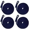 TogtherKings Parafanghi da 4 Pezzi, Linee Parabordi per Barche, Protezioni per Banchine Marine, Linee di Paraurti in Corda, Diametro 1.5m Lunghezza 6mm, per Barche Accessori, Pontone, Barche a Vela, Blu