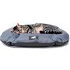 Ferplast Cuccia Cane Cuscino Cane Cani di Piccola Taglia Tessuto Antigraffio Lavabile in Lavatrice a 30° Materassino Cane Impermeabile 43 x 30 x 3 cm.Grigio