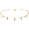 Elli Collana Choker Kristalle 925 Sterling Silber