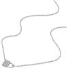 Fossil Collana da donna, Collana a catena in argento sterling