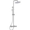 Ideal Standard - Ceratherm T50, Kit doccia con miscelatore termostatico, Set colonna doccia completo, Cromato