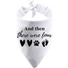 Generic 1 pezzo Baby annuncio cane bandana e poi ci sono stati quattro cane bandana nuovo bambino regalo gravidanza regalo (erano quattro bianchi)