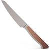 Güde Solingen - Coltello da Bistecca forgiato Liscio, 14 cm, Legno di Noce, CAMINADA, Fatto a Mano in Germania