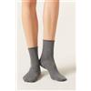 Calzedonia Calzini Corti Senza Elastico In Cotone Grigio