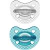 Chicco PhysioForma - Soft Luxe 16-36M Succhietto in Silicone Bimbo, 2 pezzi