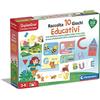 Clementoni - 16341 - Sapientino - Raccolta 10 Giochi educativi - Gioco Montessori 3 Anni, Gioco educativo per Imparare Alfabeto, Numeri, Forme e Colori - Made in Italy