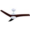 V-TAC VENTILATORE DA SOFFITTO LED 15W CON CONTROLLO RF 3 PALE MARRONI VT-6055-3-LED7920