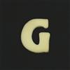 Lettera G in spugna cm 10 h