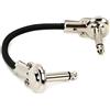 Hosa IRG-100.5, Guitar Patch Cable, Low-profile Right-angle to Same, 6 in