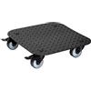 Wagner Carrello per Piante Alaska 29 x 29 x 7,5 cm I Carrello per Fiori per Interni ed Esterni I Portavaso in Alluminio Nero con Ruote I 2 Ruote con Freno I Portata 150 kg I Made in Germany- 20700301