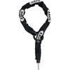 Abus, Catena di inserimento per antifurto da telaio ABUS, Adaptor Chain 2.0 6KS, catena per la sicurezza doppia della bici, spessore 6 mm, lunghezza 110 cm, nero, con borsa per antifurto 5952