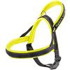 Ferplast Pettorina Cane SPORT DOG, Pettorina Cane Taglia Piccola, Pettorina Svedese, Imbottitura Soffice, Cuciture riflettenti, Chiusura con Clip a Scatto, Etichetta per nome dell'animale, Giallo