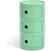 Kartell Componibili Bio, Mobile Contenitore 3 Elementi, Verde