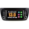 RoverOne Sistema Android Autoradio per Fiat Doblo I/II 2000-2014 con Multimediale Radio Stereo di Navigazione GPS Bluetooth Mirror Link USB