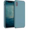 kwmobile Cover per Apple iPhone X Custodia - Back Case per Smartphone in Silicone TPU - Protezione Gommata - artic night