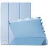 Atiyoo Custodia per iPad di 9ª generazione, iPad 2021, sottile, con modalità automatica Wake and Sleep, resistente agli urti, custodia ibrida Trifold, colore: Bianco/Blu ghiaccio
