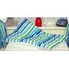 baby's Comfort - Tappetino imbottito per fasciatoio, Blu (Turquoise Strips), 70 x 50 cm