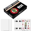 NTP 00027 - Ramino Long Life Carte da Gioco, Bianco
