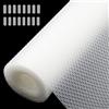 Surflyee Tappetino per Cassetti, Rivestimento Cassetti Antiscivolo 30 * 500CM, Non-Adesivo Rotolo Proteggi Cassetti, Tappetini Trasparenti per Mobili, Rotoli Plastica per Interno Mobili per Cucina Frigoriferi