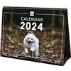 Finocam - Calendario Immagini da Tavolo 2024 Gennaio 2024 - Dicembre 2024 (12 mesi) Dogs Internazionale