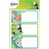 AVERY - Sacchetto da 15 etichette scolastiche fantasia adesign Jungle, formato 7,6 x 3,4 cm