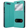 Cadorabo Custodia Libro per Huawei P10 PLUS in TURCHESE MENTA - con Funzione Stand e Chiusura Magnetica - Portafoglio Cover Case Wallet Book Etui Protezione