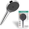 hansgrohe Rainfinity - Doccetta per doccia, Doccino con 3 getti, Soffione doccia rotondo (⌀ 130 mm) con funzione anticalcare, cromo, 26864000