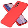 XINYEXIN Silicone Liquido Custodia Cover per Xiaomi Redmi Note 12 Pro 4G / Redmi Note 11 Pro 4G/5G, Premium Silicone Case Antiurto con Fodera in Microfibra Protezione a Doppio Strato Caso - Rosso