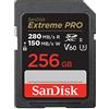 SanDisk 256GB Extreme PRO scheda SDXC fino a 280 MB/s UHS-II Class 10 U3 V60