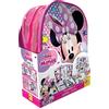 Liscianigiochi- Minnie Zainetto Coloring e Drawing School, Zaino, Lavagnette, Pennarelli, Multicolore, 92932