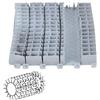 Spazzola corta PVC comb. grigia robot Dolphin