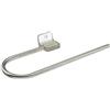 Spirella Portasciugamani da Parete in Acciaio Inox Grigio a Forma di C 1205975, Bianco, Standard
