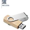 Chiavetta usb 16gb in bamboo personalizzabile personalizzate o neutre