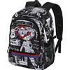 PRO-DG PRODG Under Hip Hop-Zaino Fight FAN 2.0, Nero, 31 x 44 cm, Capacità 24 L