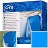 Liner Gre diametro 400 cm - h 90 cm azzurro - overlap sp. 20/100